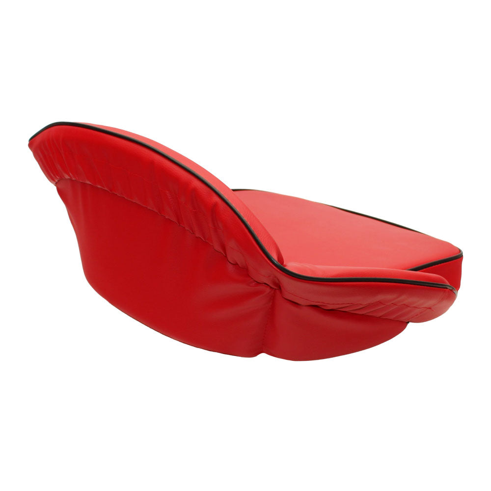 Red Deluxe Seat Cushion with Logo Fits International Replaces SEQ90-0554