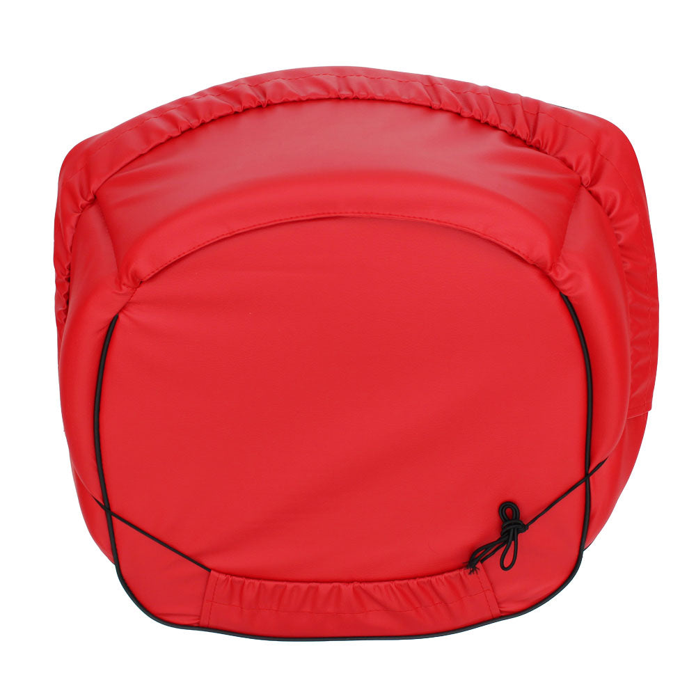Red Deluxe Seat Cushion with Logo Fits International Replaces SEQ90-0554