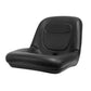 Black Low Back Seat Fits John Deere 1438GS 1542HS 1646HS 1742HS 1742GS