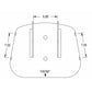 (2pc.) Maroon Seat fits White Tractor 2-105 2-135 2-155 2-180 2-85