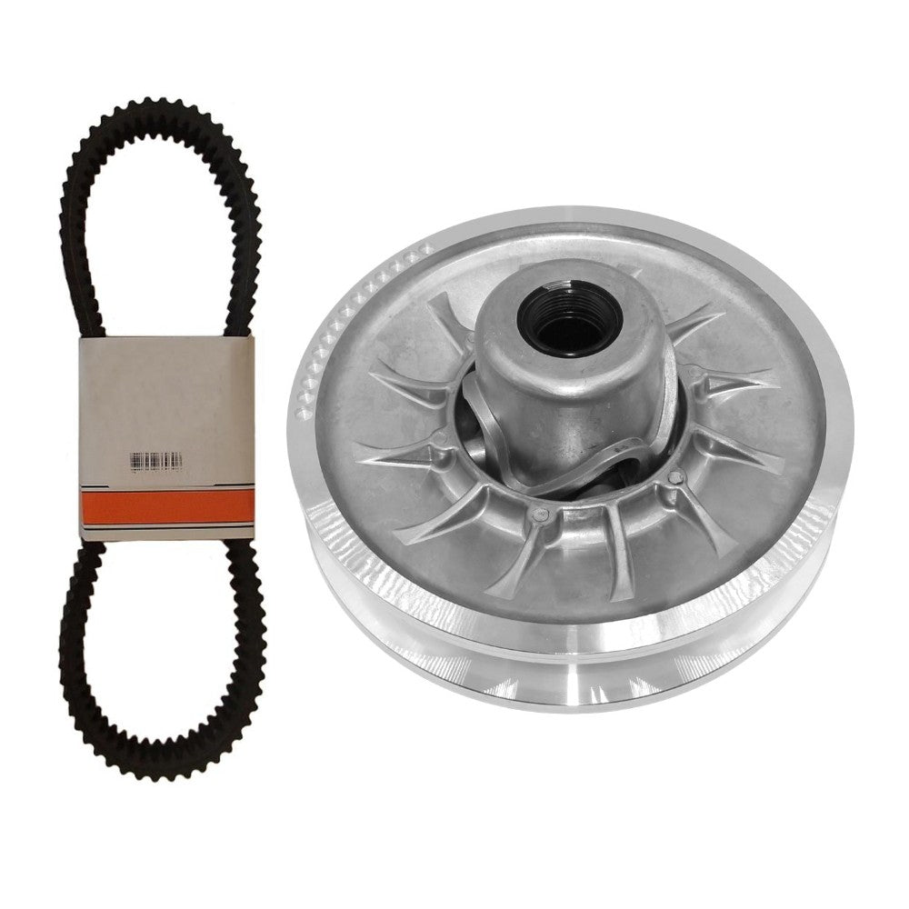Secondary Driven Clutch & Drive Belt Fits Can-Am Replaces 417127039
