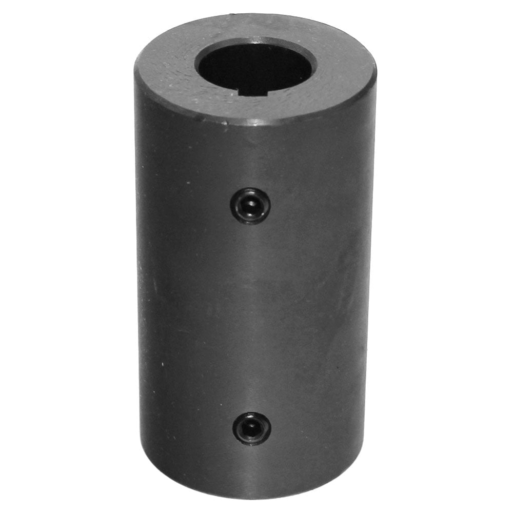 Solid Keyed Shaft Coupler fits 3/4" Shaft. 3" Long w/Set Screws and Keyway