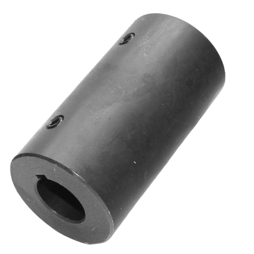 Solid Keyed Shaft Coupler fits 3/4" Shaft. 3" Long w/Set Screws and Keyway