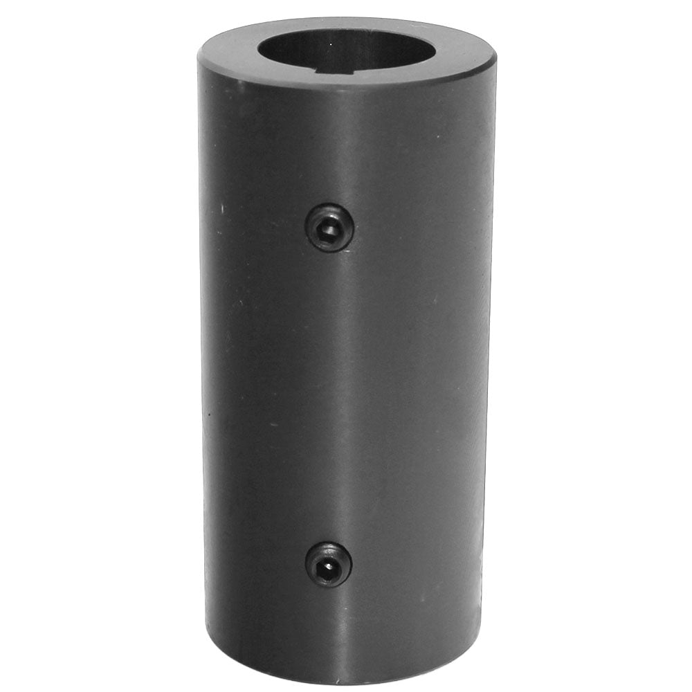 Solid Shaft Coupler fits 1-1/4" Shaft w/Keyway and Set Screws 4.5" Length