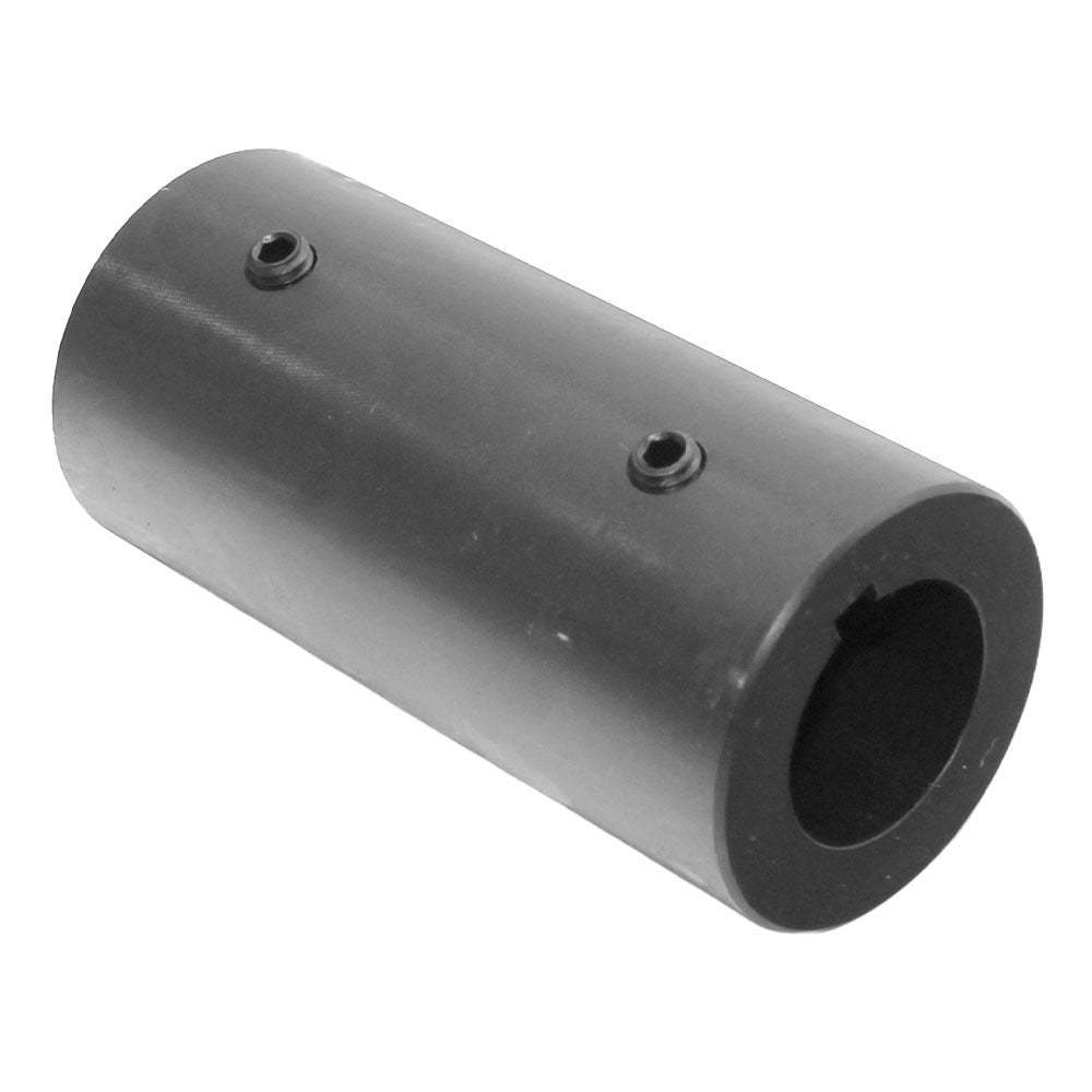 Solid Shaft Coupler fits 1-1/4" Shaft w/Keyway and Set Screws 4.5" Length