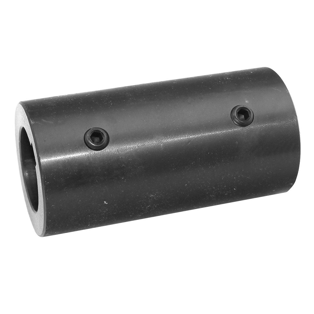 Shaft Coupler 1 7/16" Round Bore 4 1/2"Lx2 5/16" OD Black Oxide Finish SHFTR2300