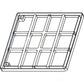 3121672R1 Front Grille Fits International Tractor Hydro 84 384 385 484 584 684