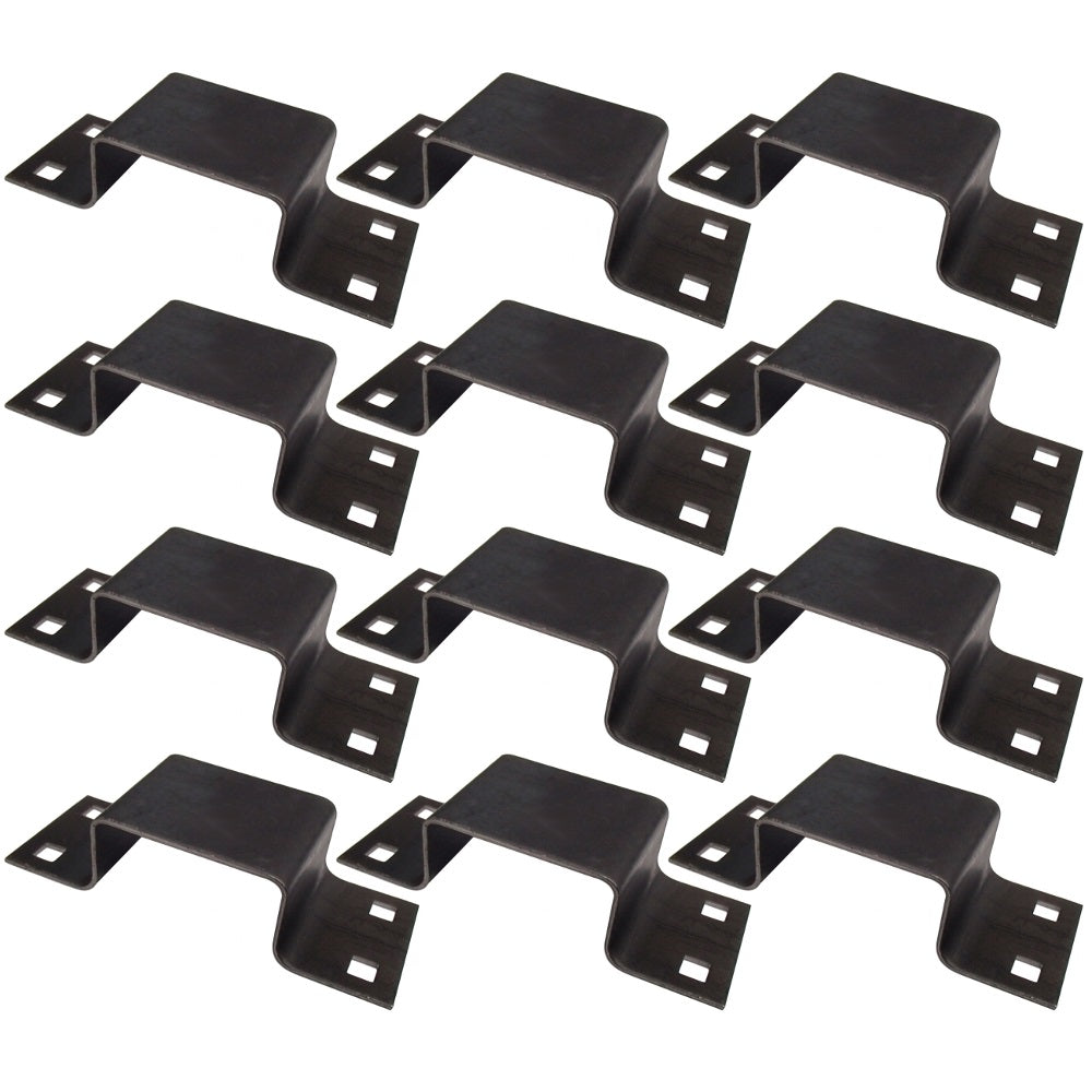 Twelve Bolt-On Stake Pockets for Utility Trailers Stake Bodies Flatbeds B-2373G