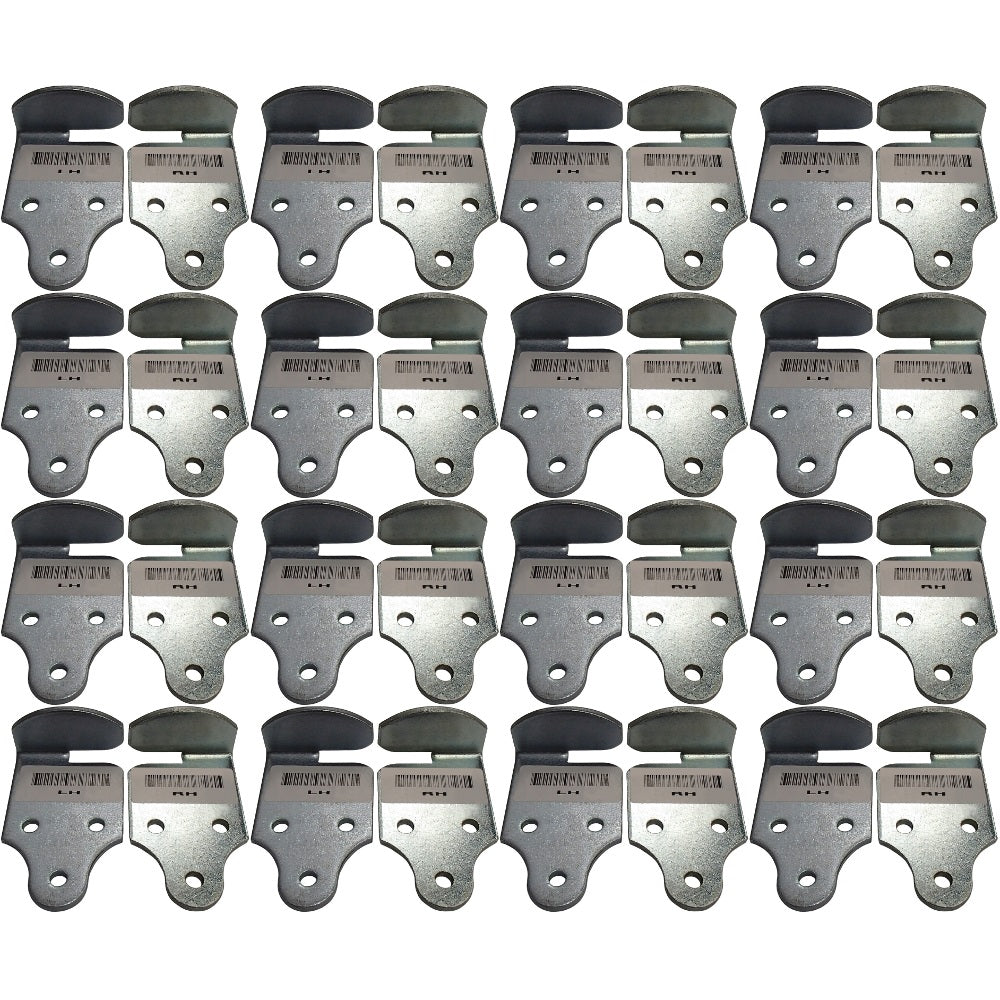 (32) Trailer Utility Wood Sides Latch Rack Stake Body Gates Corner Brackets Set