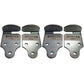 New 4 pc TRAILER CORNER STAKE RACK CONNECTOR BRACKETS SET replaces RCB944K7021