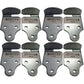 4 CORNER TRAILER STAKE CONNECTOR BRACKET SETS w/ HARDWARE replaces RCB944K7021