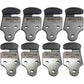 Trailer Wood Sides Latch Rack Stake Body Gates Corner Brackets 2 Set 8 pc PK-SB