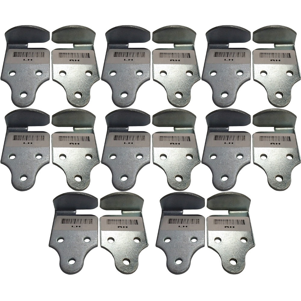 383CB Qty 8: RH & LH Latch Rack Corner Bracket Set Fits Universal Products