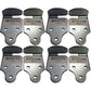 8 PC Utility Trailer Wood Sides Latch Rack Stake Body Gates Corner Brackets