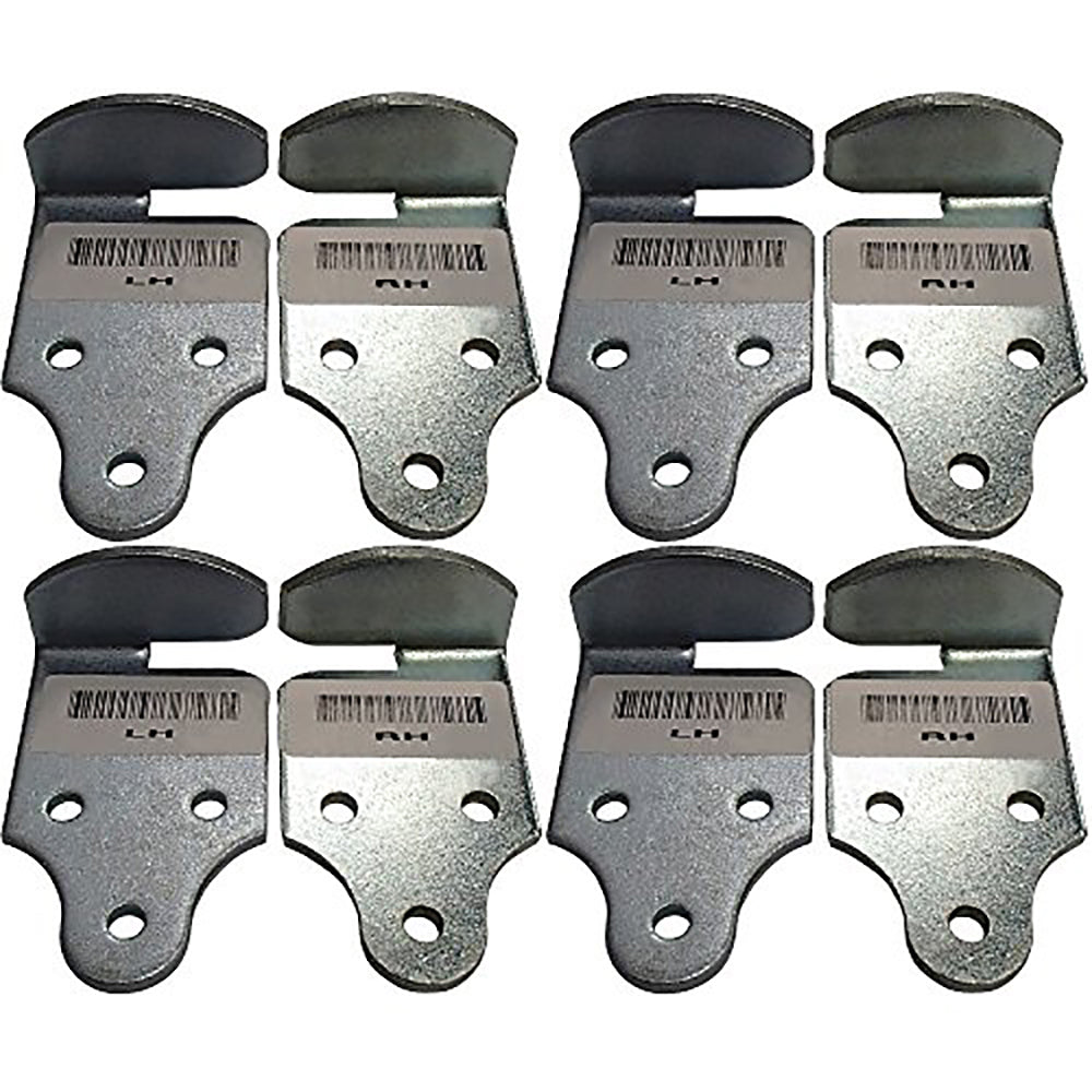 4 CORNER TRAILER STAKE CONNECTOR BRACKET SETS w/ HARDWARE replaces RCB944K7021