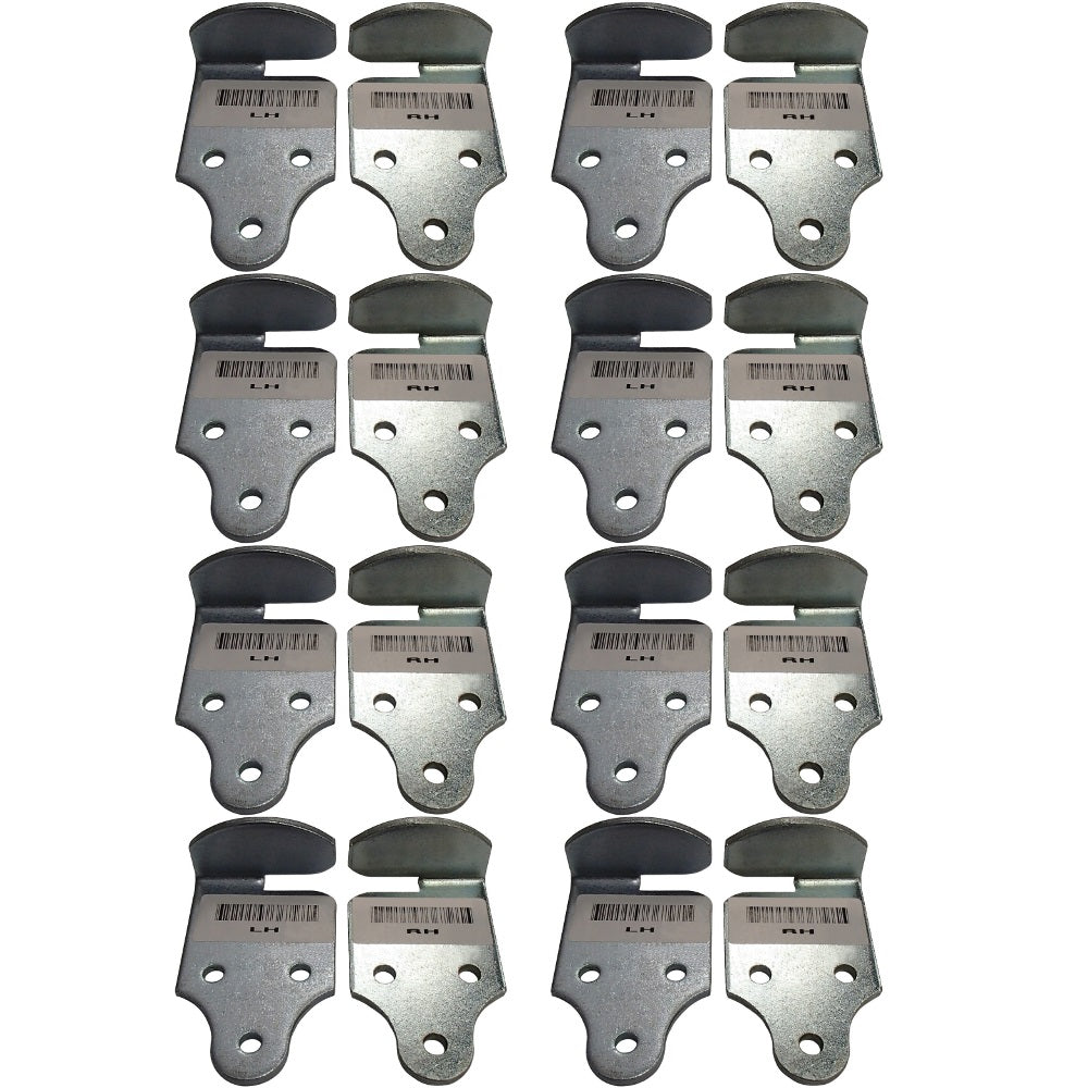 (16) Trailer Utility Wood Sides Latch Rack Stake Body Gates Corner Brackets Set
