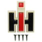 SHN20-0173-AIC Silver Plastic Front Emblem