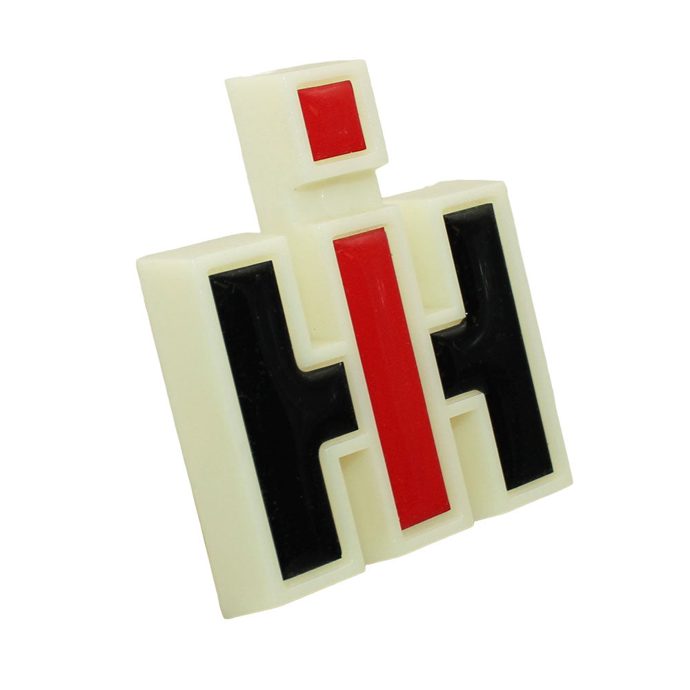 120397C1 Silver Plastic Front Emblem Fits International Harvester