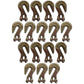 (16) 5/16" Clevis Grab Hooks Flatbed Truck Trailer Tie Down Tow Chain Hook