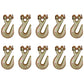 (10 Pack) 5/16 Clevis Grab Hooks Wrecker Tow Chain Flatbed Truck Trailer