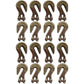 (16) 5/16" Clevis Grab Hooks Flatbed Truck Trailer Tie Down Tow Chain Hook
