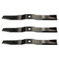 Qty 3: Mower Blades Fits Caroni Replaces 2891141
