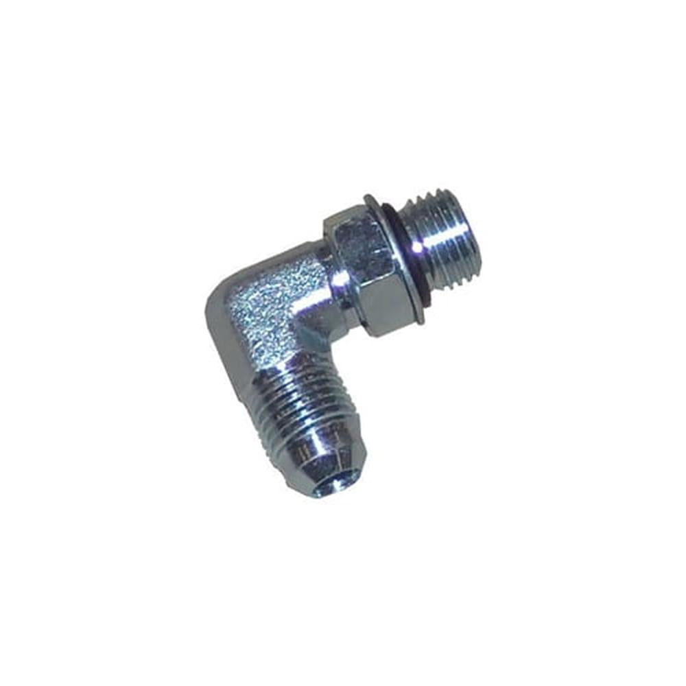 56615 #6 JIC to #6 O-ring -  90 Degree Elbow Fits Western