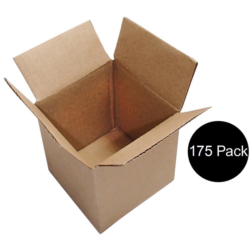175 4x4x4 Cardboard Packing Mailing Moving Shipping Boxes Corrugated Box Cartons