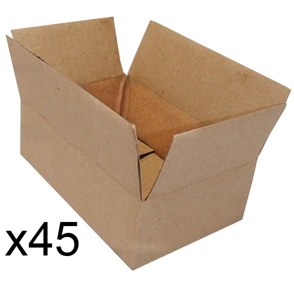 45 6x4x2 Cardboard Packing Mailing Moving Shipping Boxes Corrugated Box Cartons