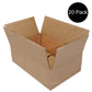 Twenty (20) 6x4x2 Brown Cardboard Shipping Boxes
