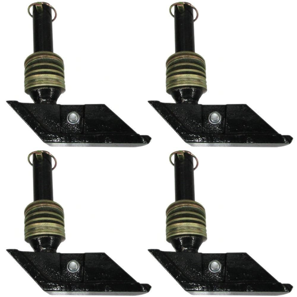 09126 Qty 4: Snow Plow Shoe w/ Square Foot Fits Universal Products Various