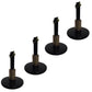 4-Pack 49067 Standard Snow Plow Shoe Assembly Fits Western Plows 1" Rod 6’’ Disc