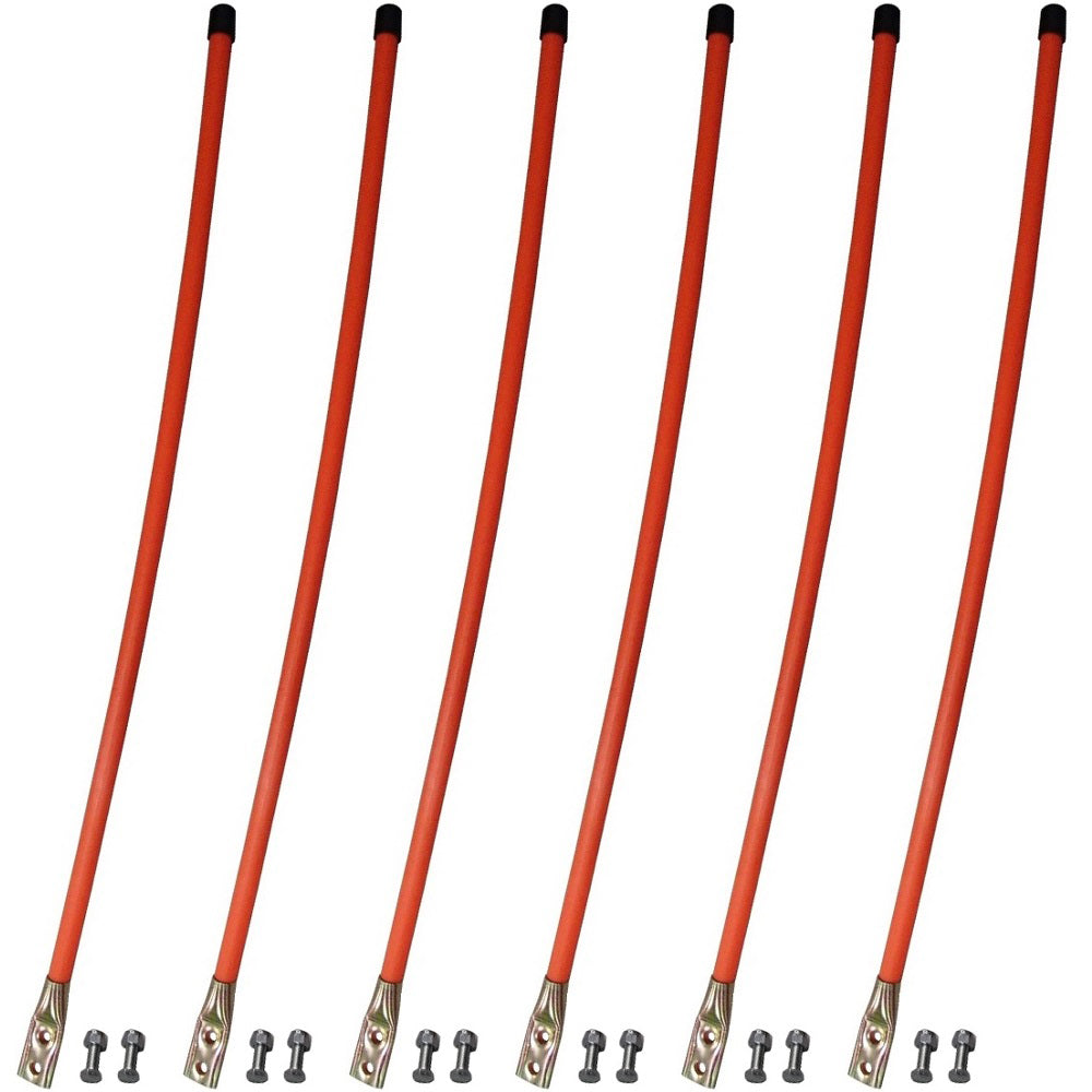 2036 Qty 3: Pair of 36" Orange Blade Markers Fits Blizzard Universal Fits