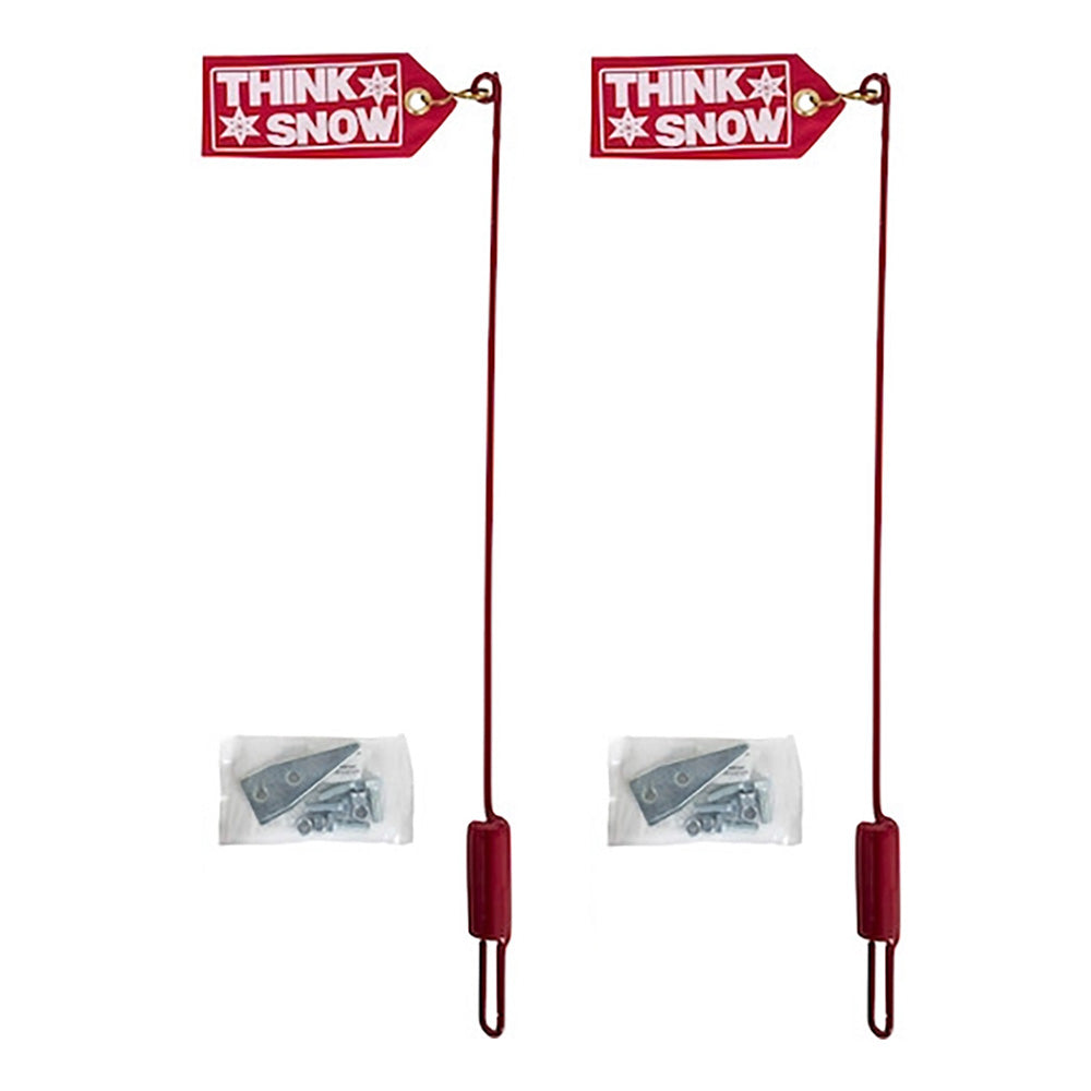 Buyers Products Set of 26" Blade Guide Kit with Flags for Western Pro-Plow, MVP3