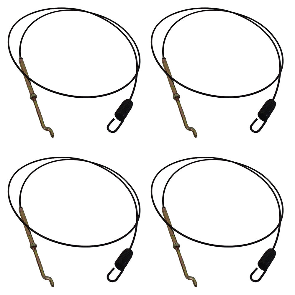 46-044 Qty 4: Auger Clutch Cable Fits MTD 1995-2012 Most two stage snowblowers