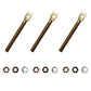 09124 Qty 3: Snow Plow Eyebolt w/ Nuts Fits CURTIS