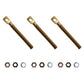 09124 Qty 3: Snow Plow Eyebolt w/ Nuts Fits Sno-Way