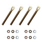 09124 Qty 4: Snow Plow Eyebolt w/ Nuts Fits FISHER