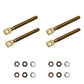 09124 Qty 4: Snow Plow Eyebolt w/ Nuts Fits FISHER