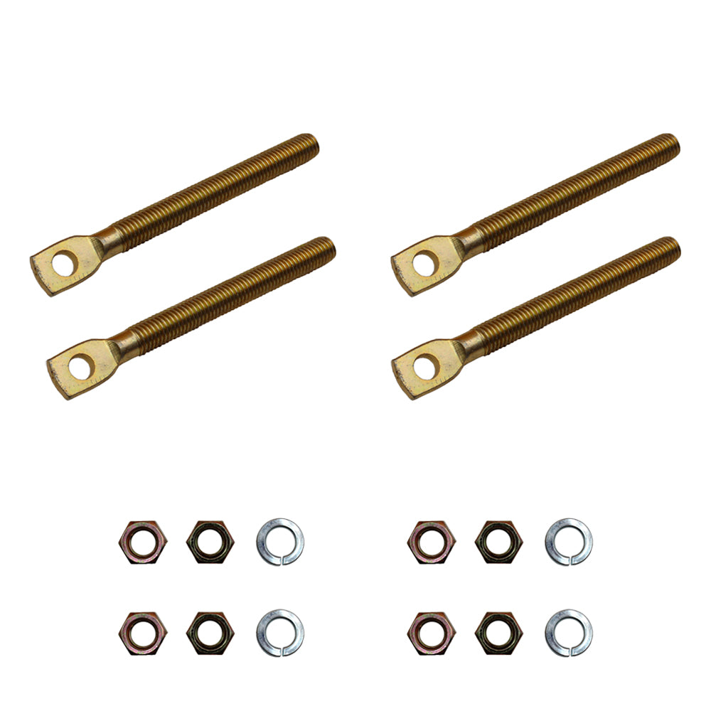 09124 Qty 4: Snow Plow Eyebolt w/ Nuts Fits Hiniker