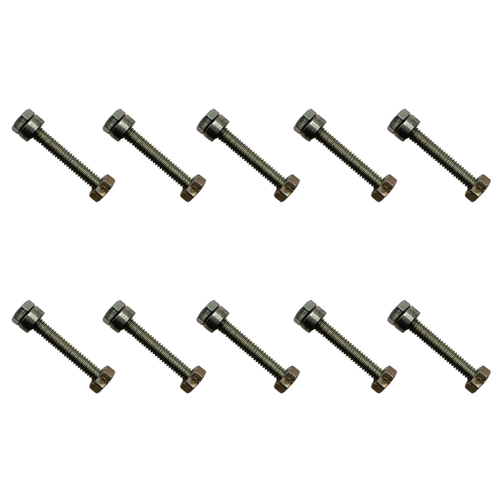 9524MA Qty 10: Shear Pin with Nut & Spacer  Fits AYP