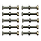 STW60-0017_x10 Qty 10: Shear Pin with Nut & Spacer
 Fits John Deere