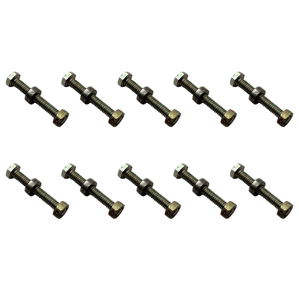 1501216MA Qty 10: Shear Pin with Nut & Spacer
 Fits Allis Chalmers