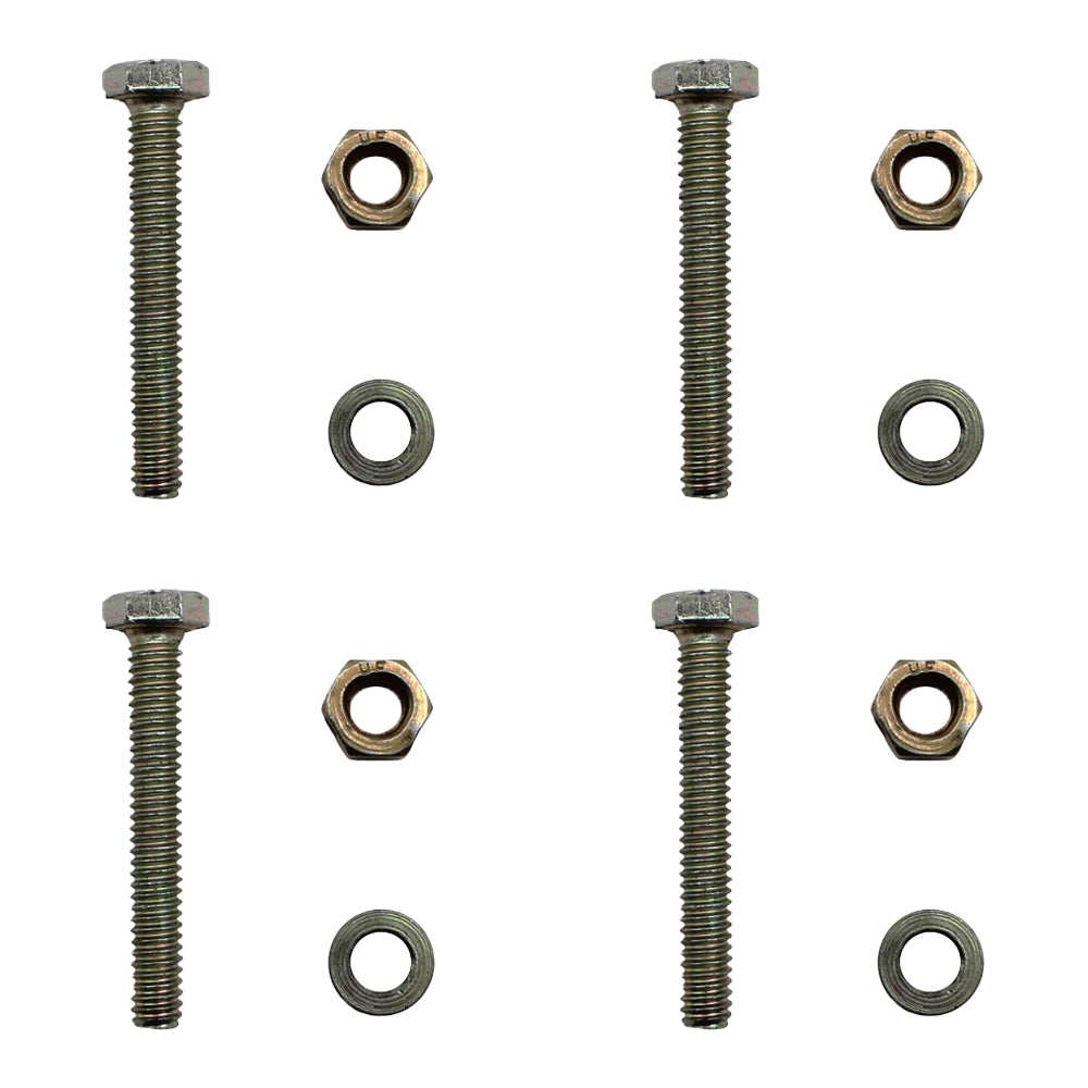 4 Shear Pins Lock Nuts & Spacers Fits Husqvarna 301172 Fits Simplicity 1501216MA