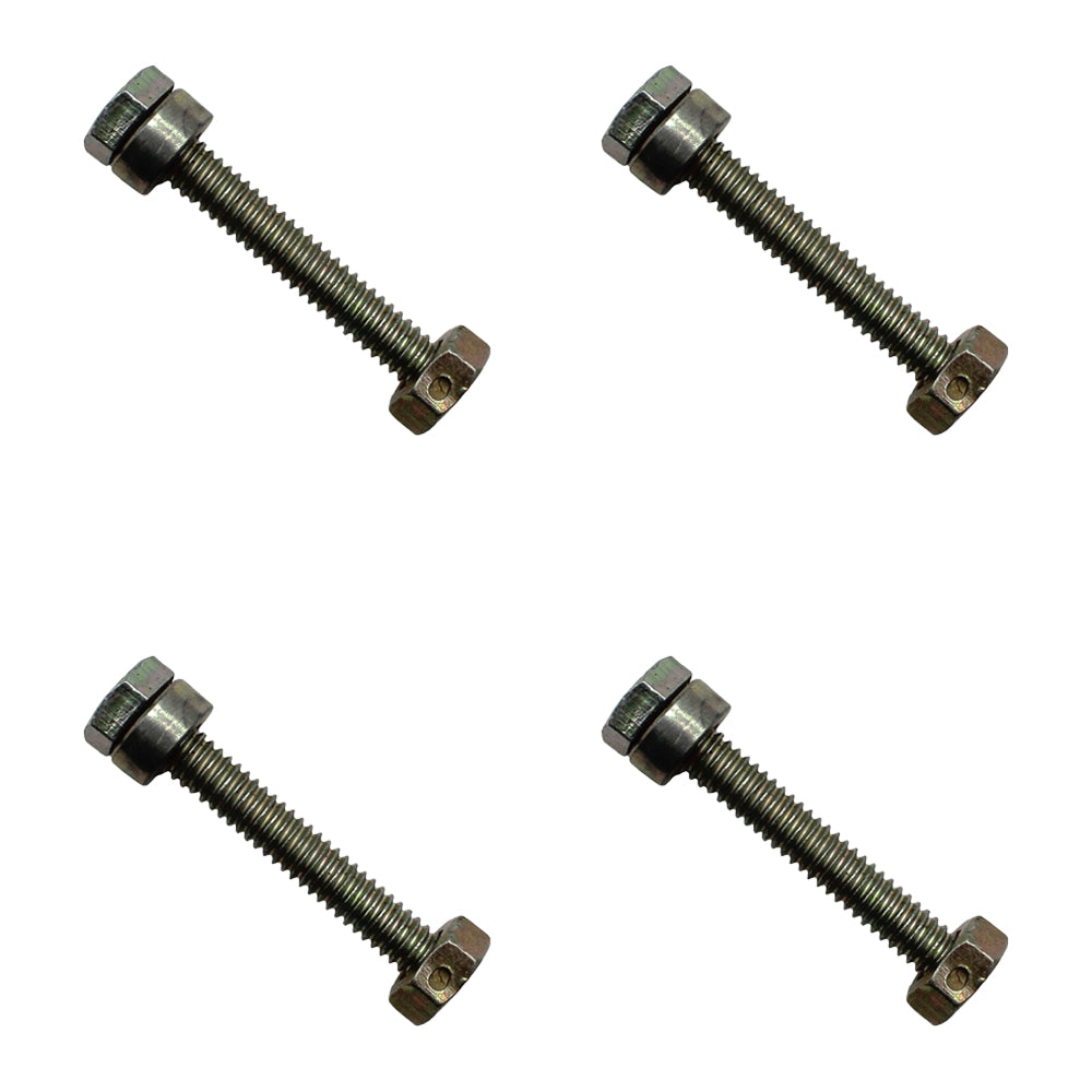 1501216MA Set of Four New Shear Bolts Lock Nuts with Spacers Fits Murray 88951MA