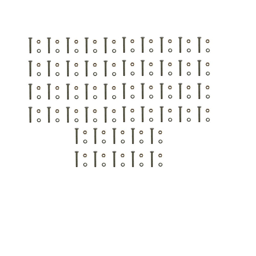 1501216MA Qty 50: Shear Pin with Nut & Spacer
 Fits Simplicity