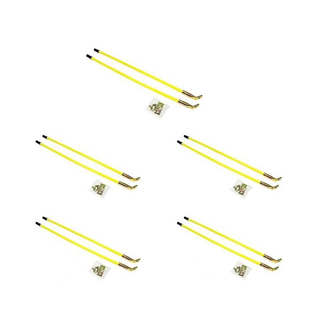 09916 Qty 5: Pair of 26" Yellow Blade Markers Fits MEYER
