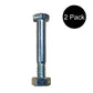 7-04370 Qty 2: Shear Pin with Nut, 1-3/4" x 1/4" Fits Prime Line