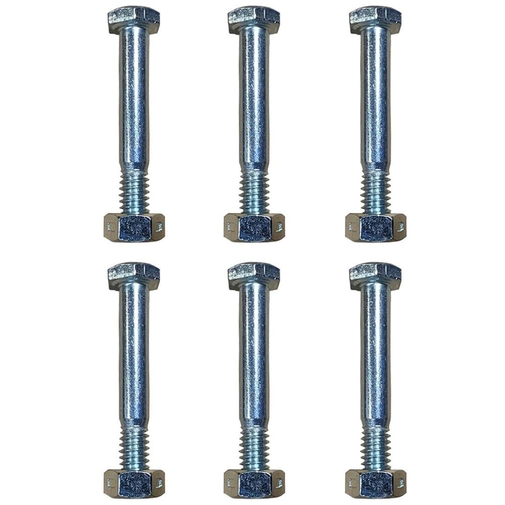 05907100 Qty 6: Shear Pin with Nut Fits Ariens ST520 ST824