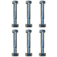(Pack of 6) Shear Pin Bolt & Nut for Ariens Compact, Sno-Tek, Sno-Thro 20" 24"